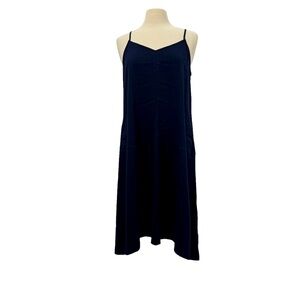 EILEEN FISHER Navy Blue Cami Dress
